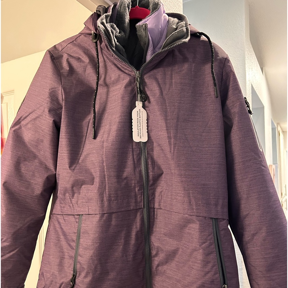 Free Country 3 in 1 system Jacket Smoky Grape Color